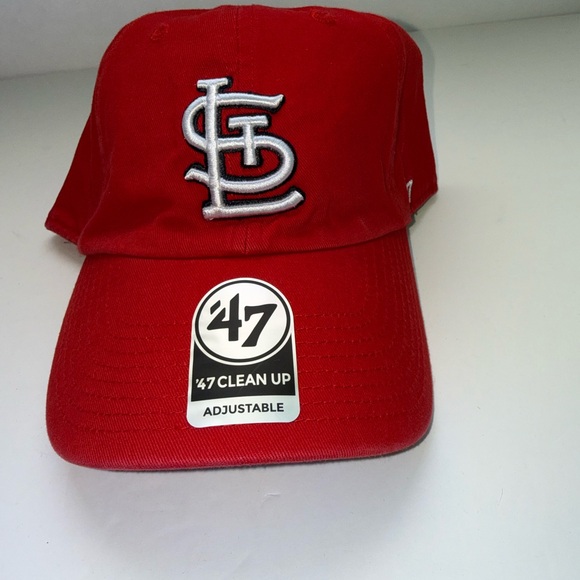 47 Other - NWT St. Louis Cardinals '47 Brand Clean Up Adjustable Red Baseball Hat STL MLB